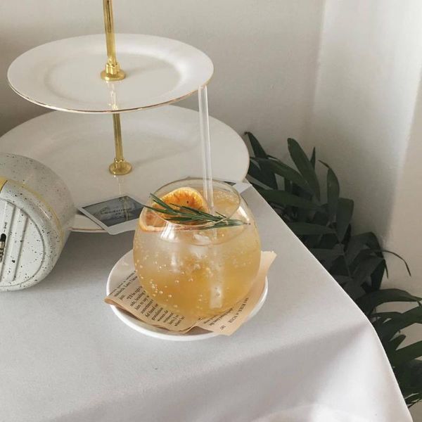 

wine glasses simple big belly cup milk tea ice coffee juice beverage soda glass dormitory shop drinking