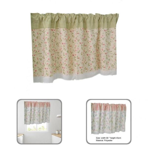 

curtain & drapes short useful soft texture fine crafted window treatment skin-friendly wear resistant drape