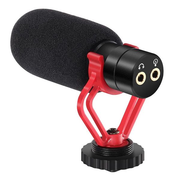 

camera microphone super-cardioid directional condenser video noise reduction for sony nikon canon fuji dslrs microphones