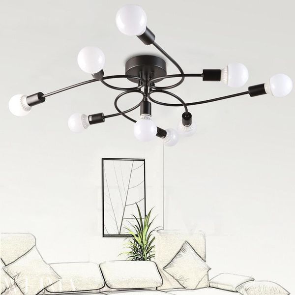 

ceiling lights simple vintage industry led lamps for living room illumination light lighting fixture e27 indoor