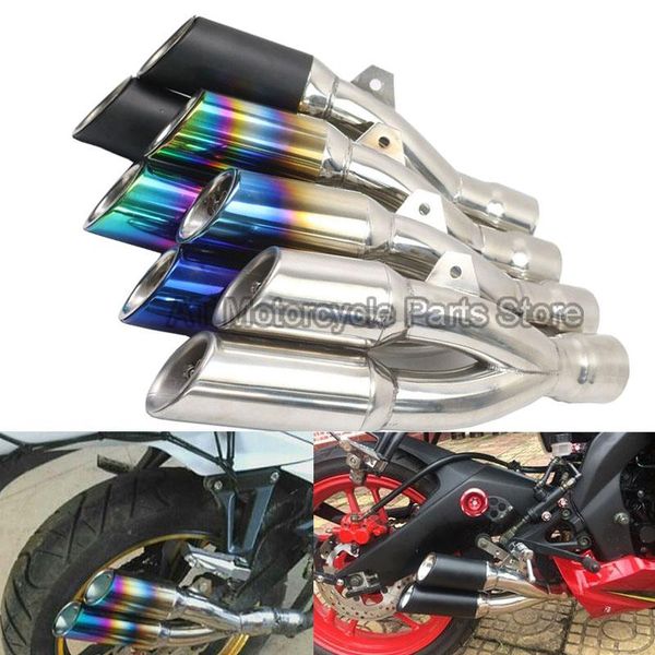 

universal motorcycle thunderbolt modified exhaust muffler pipe with db killer for cbr190 pitbike escape moto system
