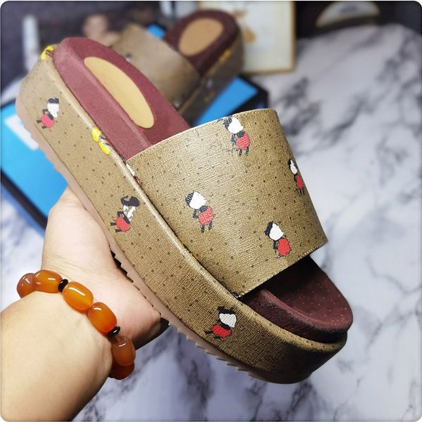 

men thick bottom slippers women fashion designers flat slides flip flops luxurys womens sandals beef tendon outsole silde for mens with box, Black