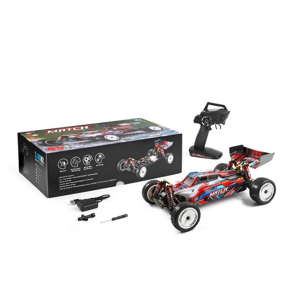 

Wltoys 104001 RTR Upgraded 7.4V 2600mAh RC Car 1/10 2.4G 4WD 45km/h Metal Chassis Vehicles Models Toys for Kid Gift Machine