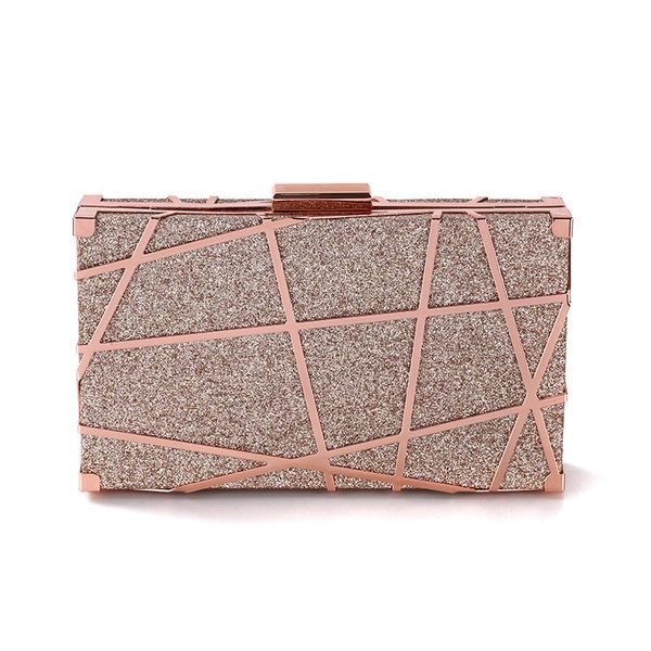 

handmade dinner creative metal mesh small square bag