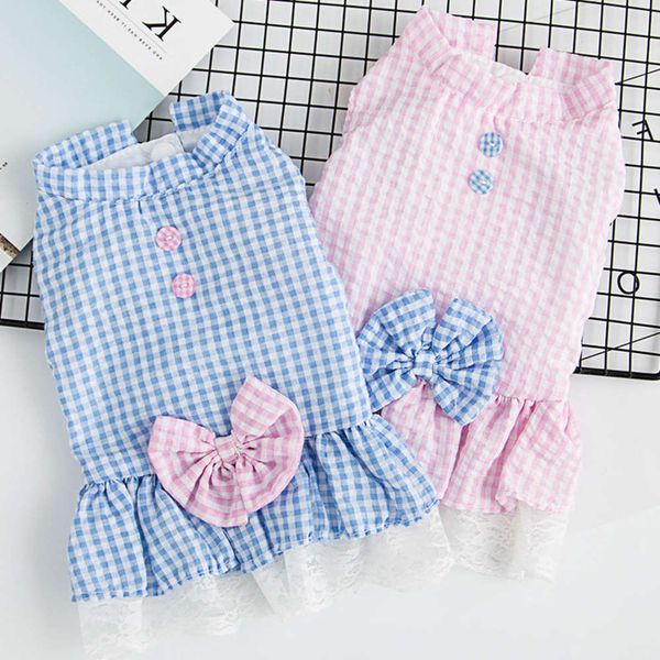

dog clothing thin summer dog teddy bomei cat pet dress princess poncho skirt