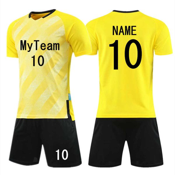 

youth soccer jersey set short sleeve football clothes twill shirt pocket shorts comprehensive training suit team uniform, Gray