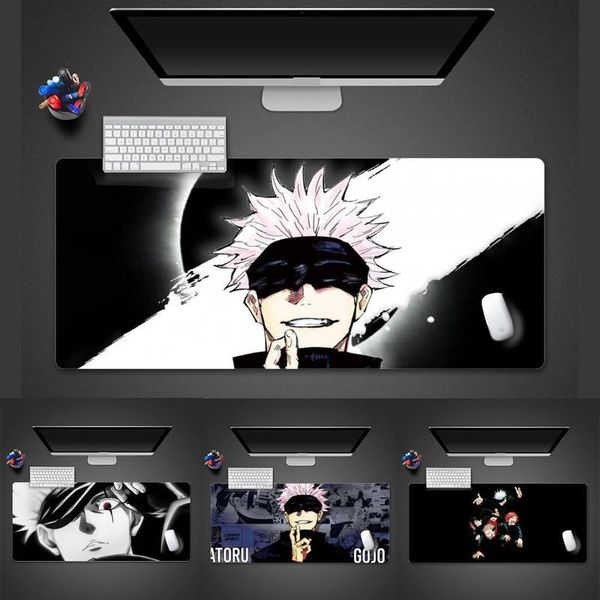 

mouse pads & wrist rests anime color jujutsu kaisen customized computer lapprotect game office work mat pad x xl non-slip cushion