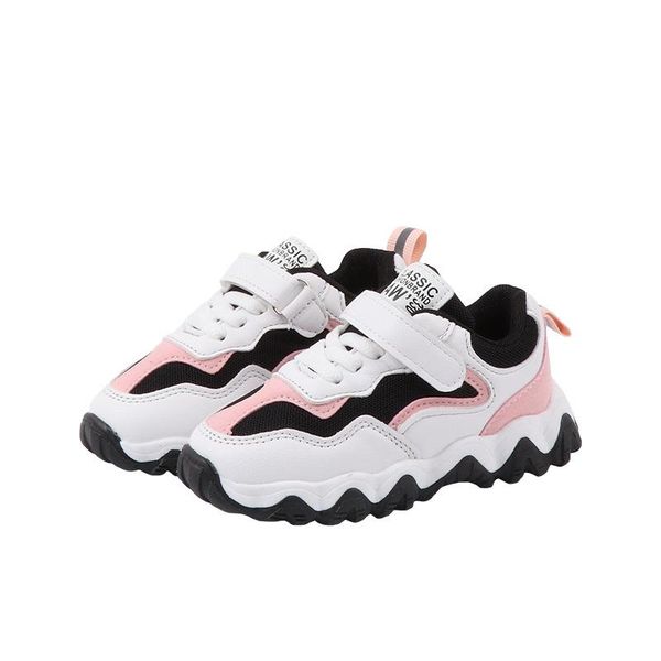 

sneakers mhyons 2021 autumn fashionable net breathable leisure sports running shoes for girls boys brand kids a3191, Black;red