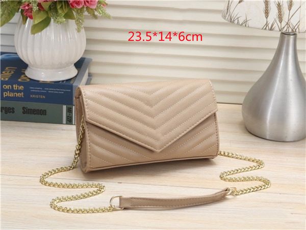 

luxurys designers bags leisure handbags medium solid soft handle handbag single shoulder messenger bag inner patch pack chain bag pu small s