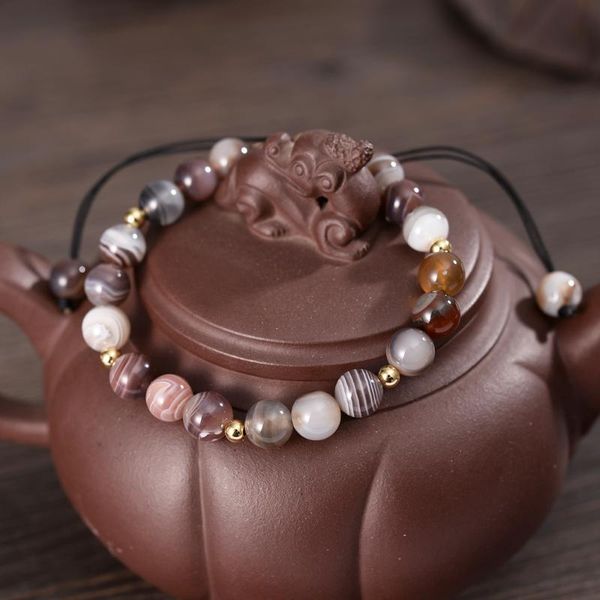 

tennis quality persian stones bright moon bracelets handmade braided couple lucky jewelry, Golden;silver