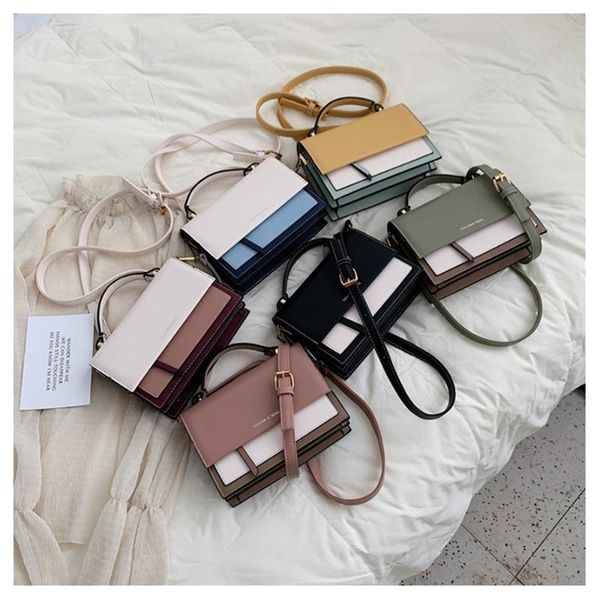 

small flap crossbody bags for women designer pu leather shoulder messenger bag girl handbag ladies phone purse duffel