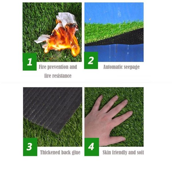 

outdoor artificial lawn carpet plastic balcony school green grass decor for room home gardening decorative flowers & wreaths