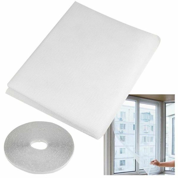 

150x200cm black flying curtain insect netting mesh self-adhesive mosquito net window screen anti-mosquito door nets