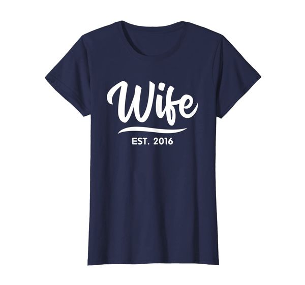 

Womens Wife Est 2016 Shirt - 3rd Wedding Anniversary Gift For Her, Mainly pictures