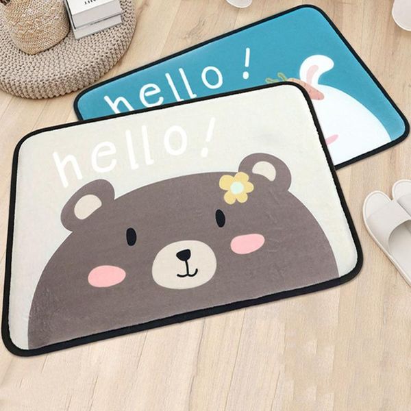

bath mats 1pc 40x60cm bathroom mat anti slip super absorbent floor carpet cartoon toilet kitchen feet pad living room doormat