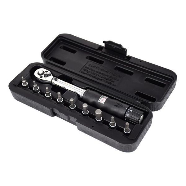

professional hand tool sets bike torque wrench set 1/4" dr 2-1bicycle repair tools kit ratchet mechanical spanner manual wrenches