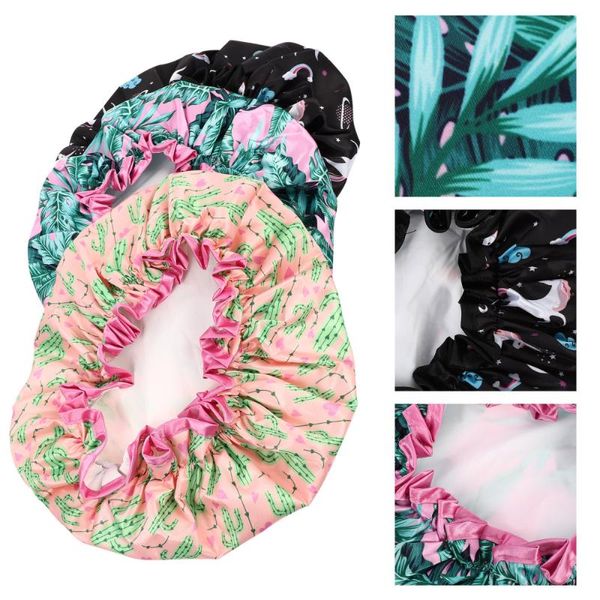 

pcs 1 set elastic protective hats bath caps multipurpose hair dyeing shower