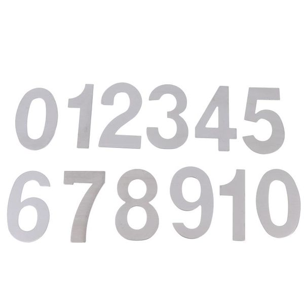

party favor 10pcs address door label digits 0-9 sign sticker for el apartment room