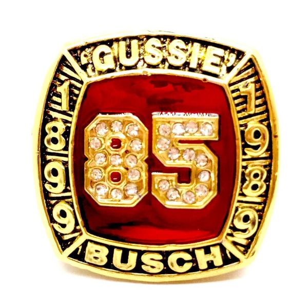 

in 1899, the 1989 gussie busch hall of fame world championship no. 11 ring is customizable for the commemorative collection, Silver
