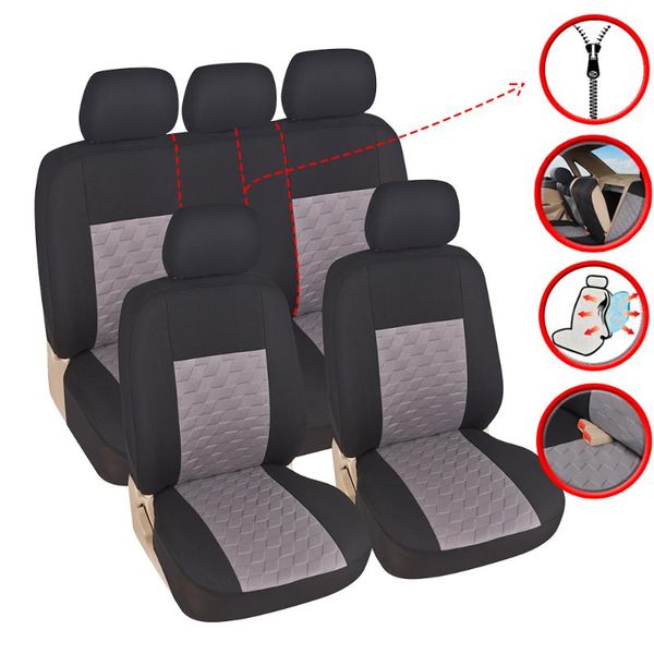 

car seat covers full set polyester universal protector accessories fit for terrain sierra yukon 2005 2006 2007-2021