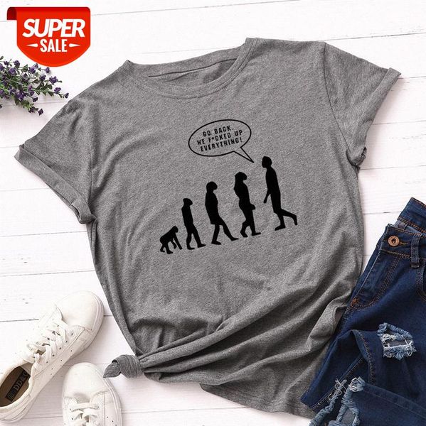 

women's loose round neck short-sleeved cotton t-shirt #x51c, White