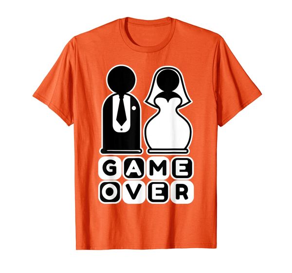 

funny bachelor stag hen party wedding game over saying t-shirt, White;black