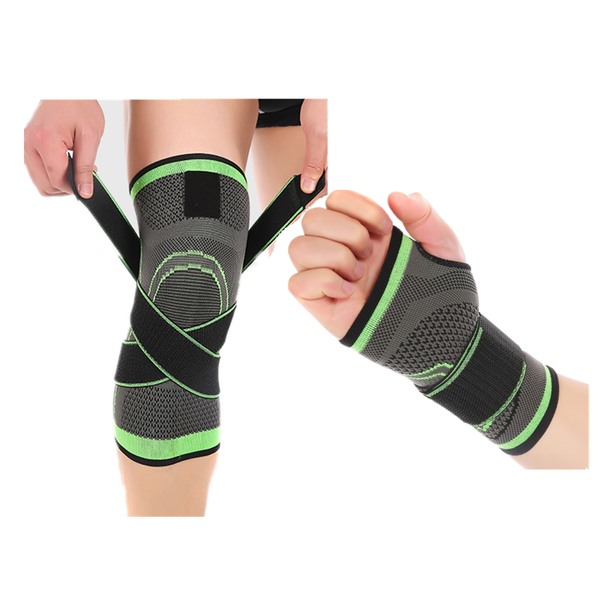 

wrist support gym knee pads one pairs bicycle,fitness,running, Black;red