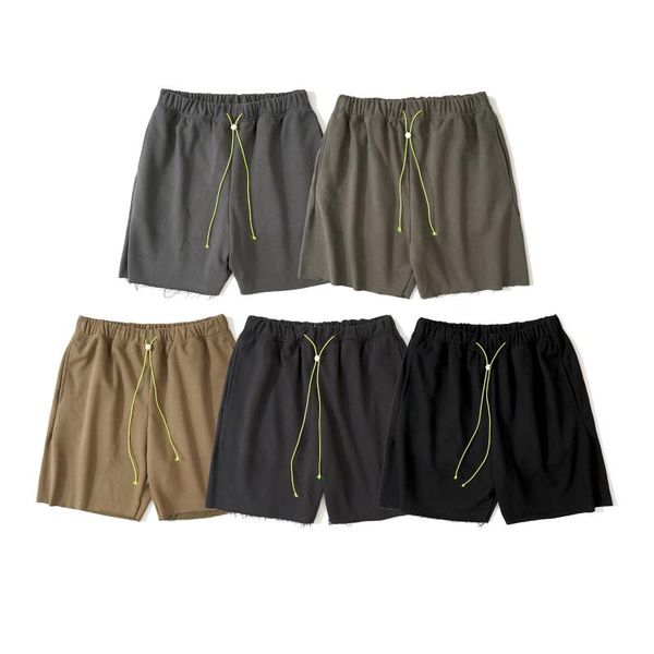 

men's shorts sweatpants mens clothing oversized solid casual streetwear fitness punk high street sweatshorts homme, White;black