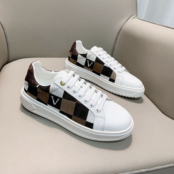 

fashion quality designer shoes woman real leather cartoon handmade multicolor gradient technical sneakers women shoes trainers shoe bagshoe1, Black