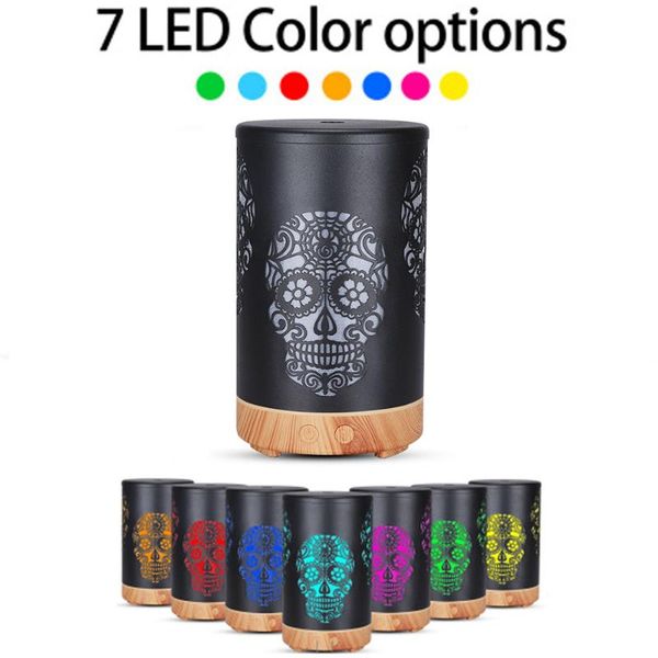 

air humidifier aromatherapy machine essential oil diffuser home office 7 color led light humidifiers