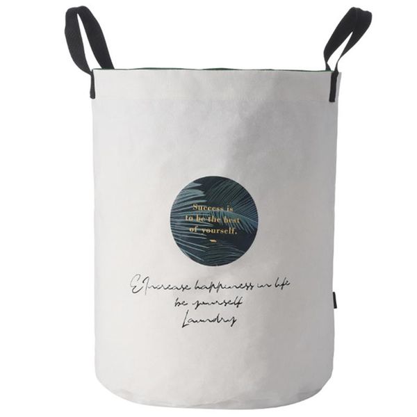 

large laundry hamper bag canvas clothes storage baskets home barrel bags kids toy basket thickness bins & organization