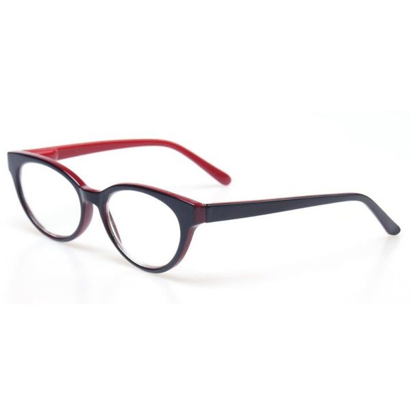 

sunglasses ordinary male and female computer reading glasses spring hinge design black frame reader eyeglasses diopter +0.5 to 6.0, White;black