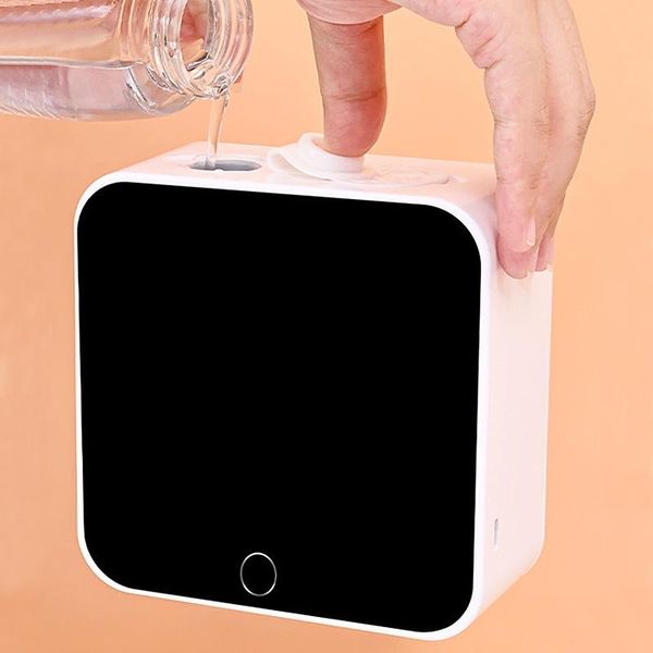 

liquid soap dispenser wall mounted automatic intelligent induction foaming hand washing device el home bathroom machine