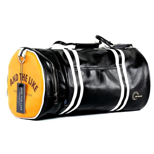 

duffel bags large handbag sport gym bag for women men shoulder with shoes storage pocket fitness training waterproof leather travel
