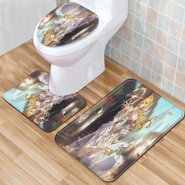 

bath mats cartoon anime pattern shower bathroom rug mat amenities products for rugs