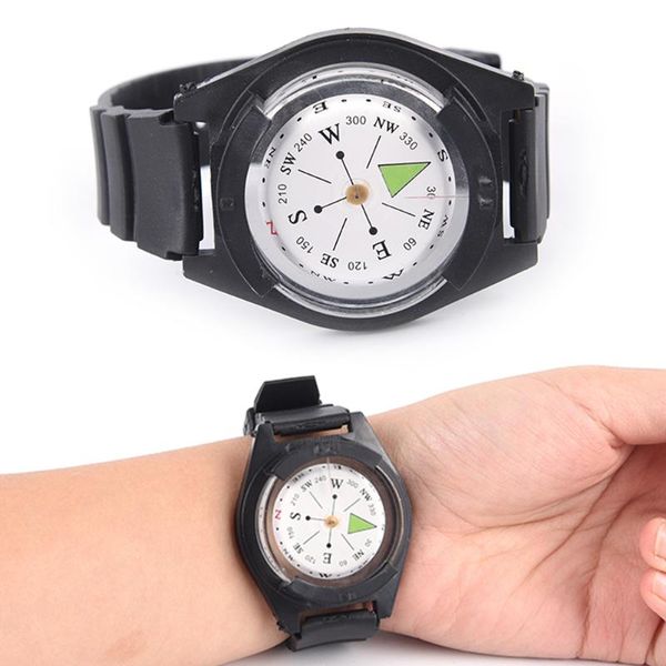 

tactical wrist compass special for military outdoor survival camping hiking watch black band gadgets
