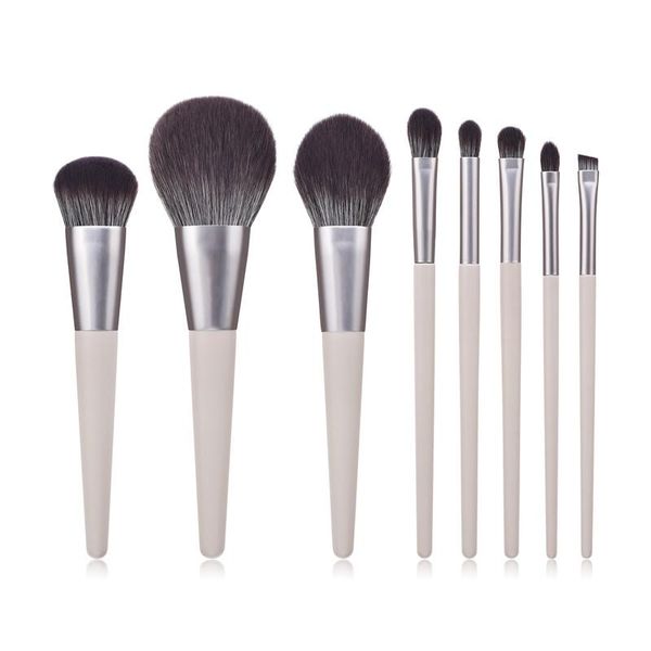 

makeup brushes 8pcs/set professional set elegant wooden multifunctional cosmetic micro tools pincel maquiagem
