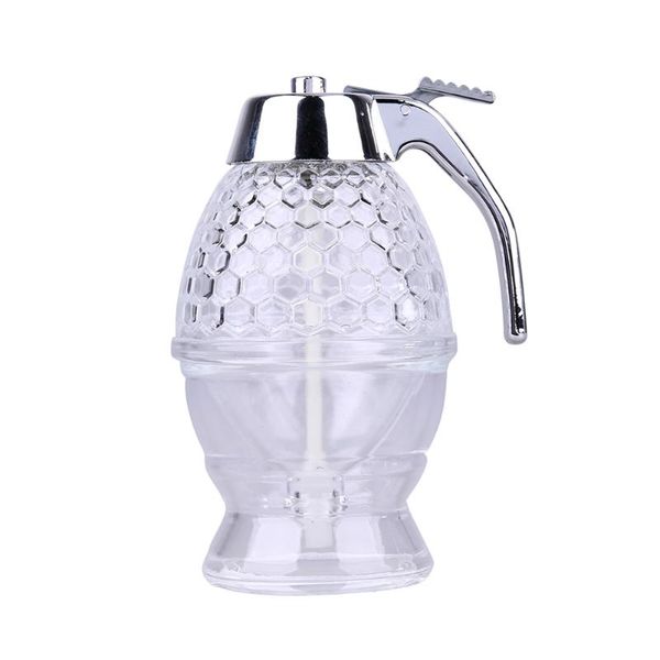 

storage bottles & jars honey jar container bee drip dispenser no bottle bpa pot stand holder juice syrup cup
