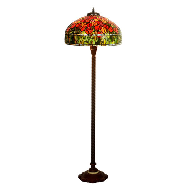 

pastoral blooming flowers wedding decor floor lamp romantic tiffany american country sofa reading lighting fixture 1273 lamps