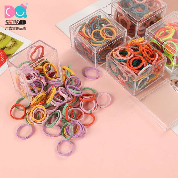 

hair bandssimple elastic women's hair band net red ins headband korean hairband box, Pink