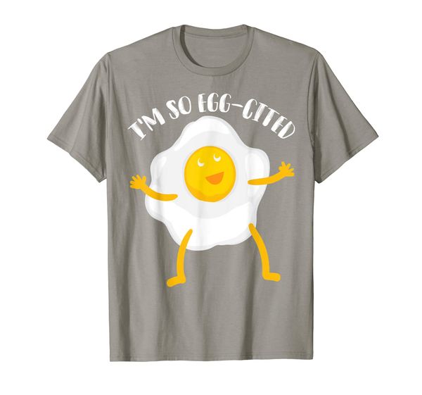 

I'm So Egg-Cited Shirt | Cool Egg Pun Lovers T-shirt Gift, Mainly pictures