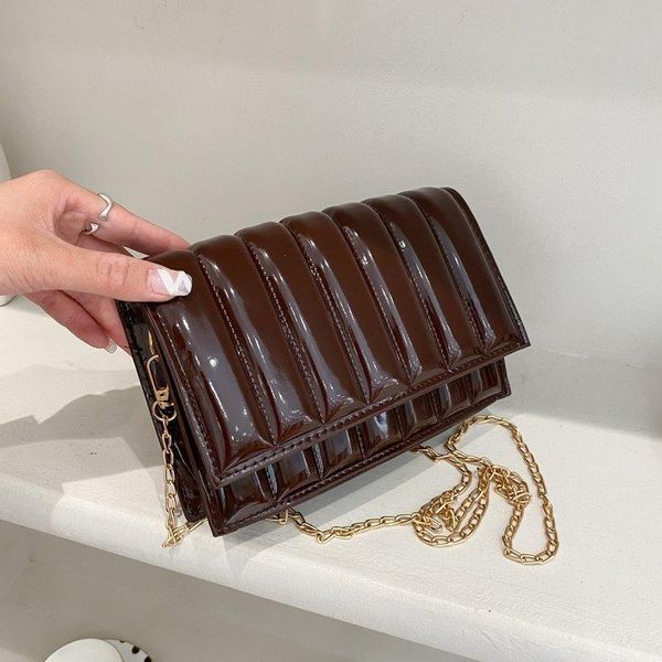 

evening bags messenger shoulder bag women crossbody purse handbag retro pu leather lattice chain fashion solid luxury