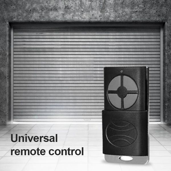 

remote controlers dual channel copy rolling code learning fixed black 433 garage door roll gate sliding cover pair control