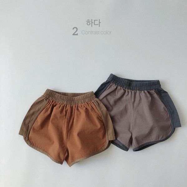 

yoga outfit summer kids boys shorts cotton linen bread boys' and girls' sports pants fashion