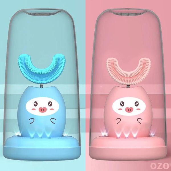 

sonic children electric toothbrush cartoon pattern 360 degree xaomi soft replacement head smart