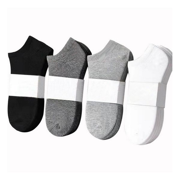 Homens sólidos homens de algodão meias respirável esporte casual ankle sock presente para amor amigo preço atacado 4 cores