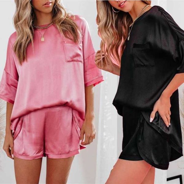 

sleepwear fashion pajamas women's home suit, Black;red