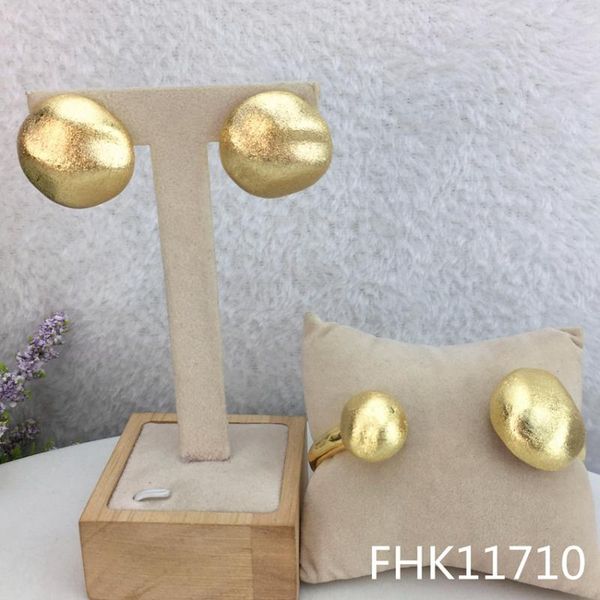 

earrings & necklace yuminglai russian elegant classic design trendy2pcs luxury jewelry sets ring brazilian set fhk11710, Silver