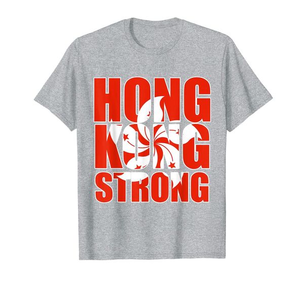 

hong kong shirt - hong kong strong flower - protest t-shirt, White;black