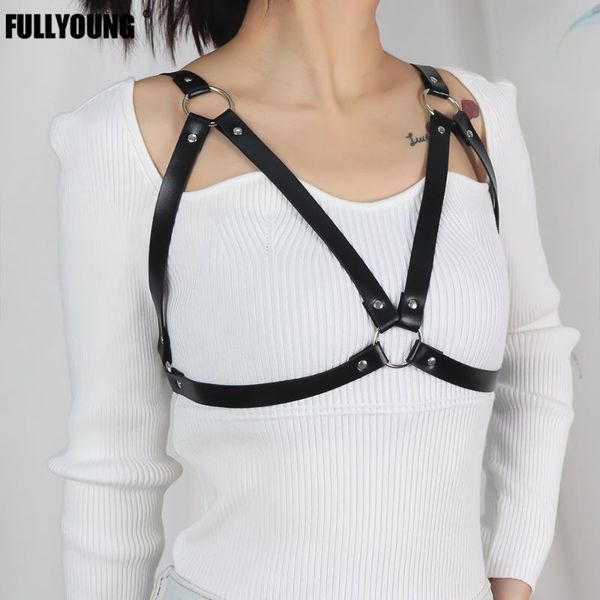 

belts fashion punk belt for women black metal ring imitation leather personality trendy all-match spring summer, Black;brown